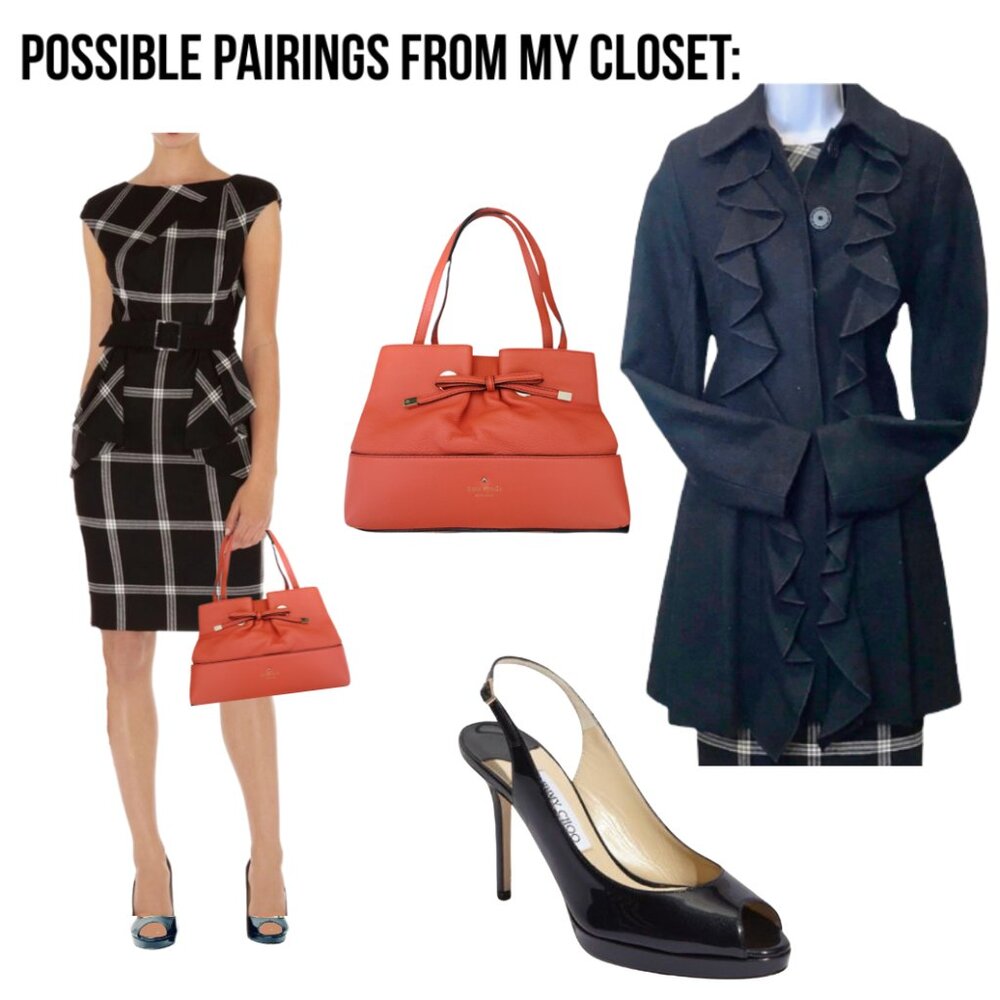 Double Ruffle Pleated Pea Coat - Picture 9 of 15
